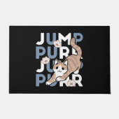 Paillasson Sauter Purr Jump : Conception de chat joueuse avec (Devant)