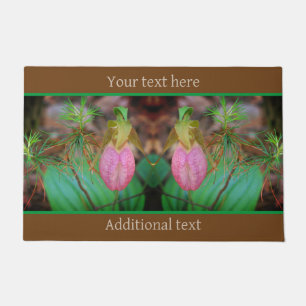 Paillasson Sauvage Lady Slipper Orchid Evergreens Personnalis