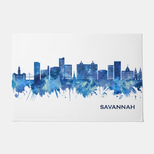 Paillasson Savannah USA Skyline Blue (Devant)