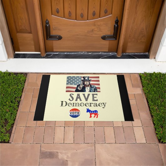 Paillasson Save Democracy Doormat (De plein air)