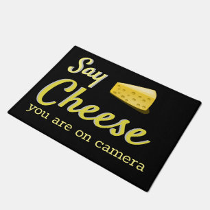 Paillasson Say Cheese - drôle de citation