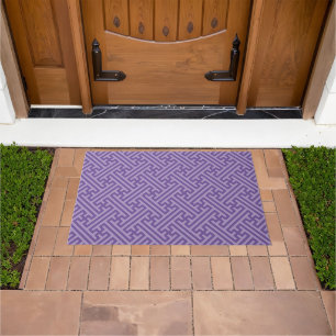Paillasson Sayagata motif, japonais, violet et rose