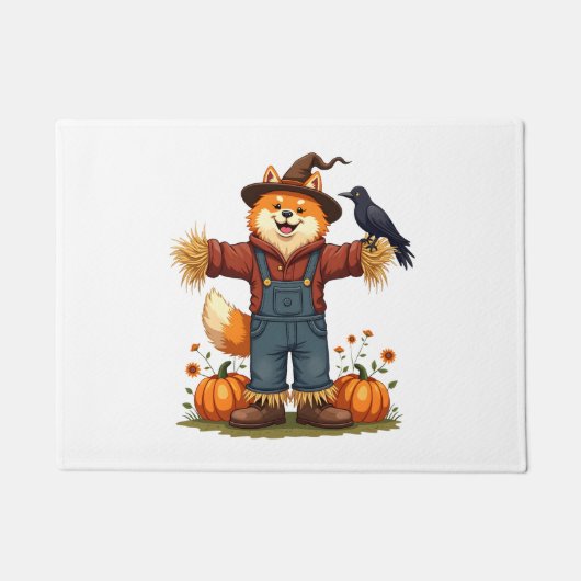 Paillasson Scarecrow Samoyé Dog (Devant)