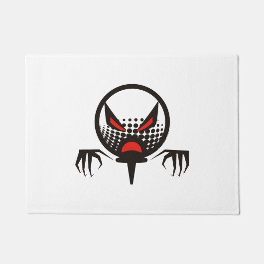 Paillasson Scary Golf Halloween groupe cimetière (Devant)