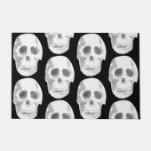 Paillasson Scary Scull Black & White Pattern (Devant)