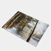 Paillasson Scène de neige de la forêt dmcna (Incliné)