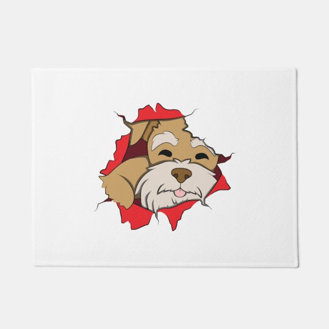 Paillasson Schnauzer miniature (Devant)