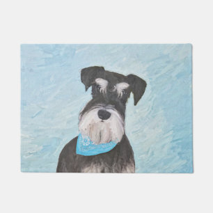 Paillasson Schnauzer (Miniature) Peinture - Joli chien origin