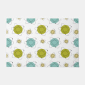 Paillasson Science de l'ère atomique Motif moderne du milieu (Devant)