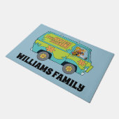 Paillasson Scooby-Doo Joyeuse Marche | Ajouter Votre Nom Port (Incliné)