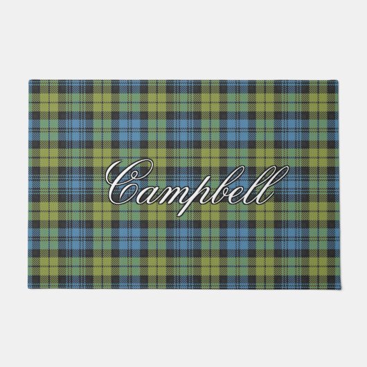 Paillasson Scots Vista Campbell Family Tartan Plaid (Devant)