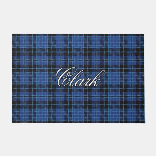Paillasson Scots Vista Clan Clark Clergé écossais Tartan (Devant)