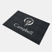 Paillasson Scottish Campbell Crest Badge & Tartan (Incliné)
