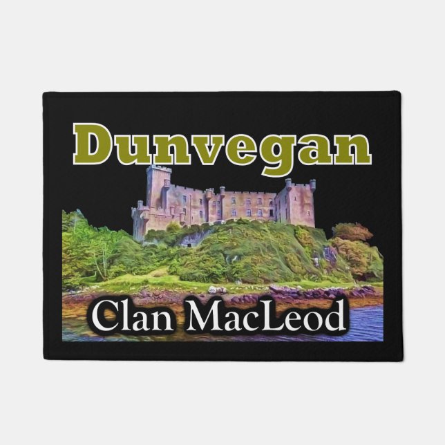 Paillasson Scottish Clan MacLeod Dunvegan Castle (Devant)