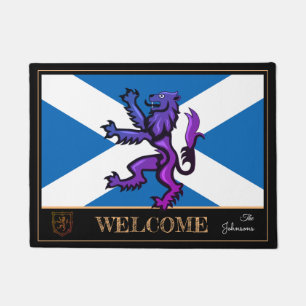 Paillasson Scottish Flag & Lion, Scotland house mats/sports