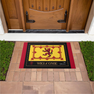 Paillasson Scottish Flag & Rampant, Scotland house / patriote