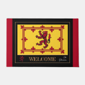Paillasson Scottish Flag & Rampant, Scotland house / patriote (Devant)
