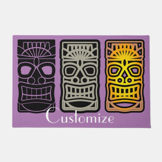 Paillasson Sculptures Triple Tiki Thunder_Cove (Devant)