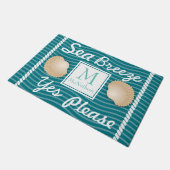 Paillasson Sea Breeze Oui S'Il Vous Plaît Coquillages Personn (Incliné)