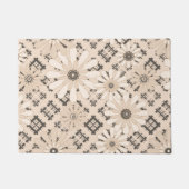 Paillasson Seamless abstract moderne checkered plaid floral b (Devant)