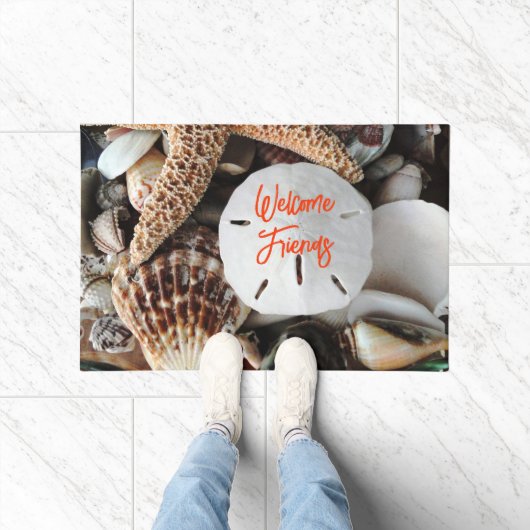 Paillasson Seashell Collection Welcome Friends Domat (Intérieur)