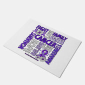 Paillasson Sensibilisation à la violence familiale - Lutter c (Incliné)