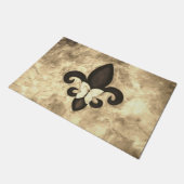 Paillasson Sepia Butterfleur | Tan Butterfly on Fleur de Lis (Incliné)