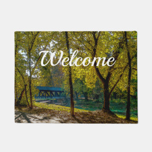 Paillasson Serene Automne Walk Painterly Welcome Doormat