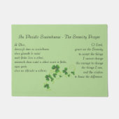 Paillasson Serenity Prier Irlandais Anglais (Devant)