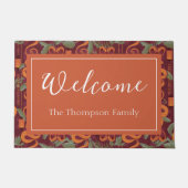 Paillasson Serpent Luxe Motif - Le Lotus Blanc (Devant)