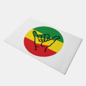Paillasson Shaka Hand With Reggae Colors (Incliné)