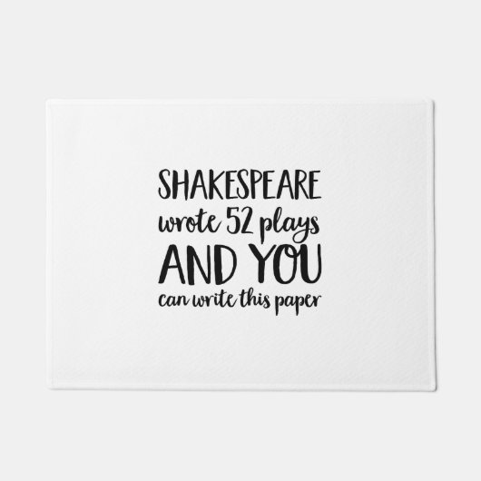 Paillasson Shakespeare (Devant)