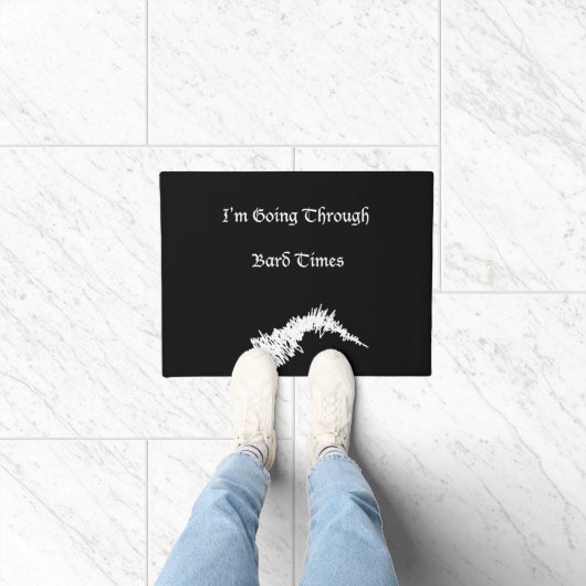 Paillasson Shakespeare "Bard Times" Drôle Slogan Door Mat (Intérieur)