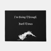 Paillasson Shakespeare "Bard Times" Drôle Slogan Door Mat (Devant)