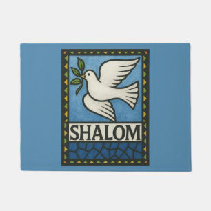 Paillasson Shalom Colombe Paix Terre