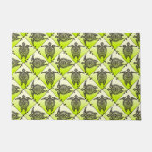 Paillasson Shamanic Tortues de mer Motif - vert (Devant)
