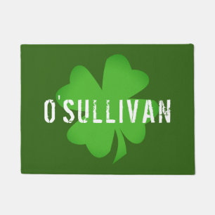 Paillasson Shamrock Clocher à quatre feuilles Vert personn