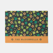 Paillasson Shamrock de la Saint-Patrick Motif (Devant)