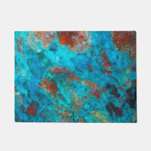 Paillasson Shattuckite bleue