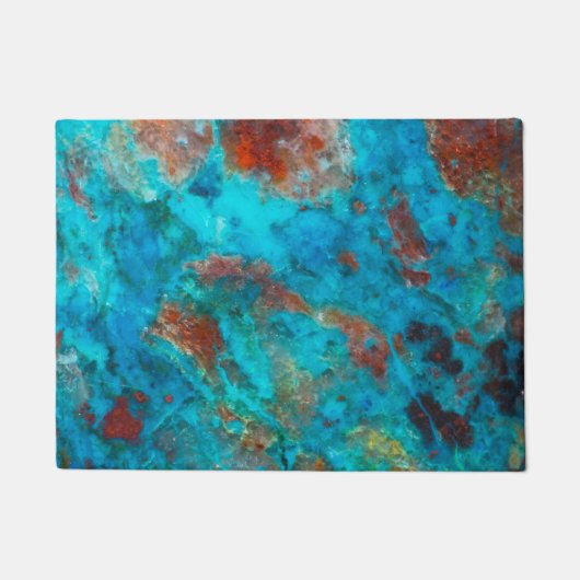 Paillasson Shattuckite bleue (Devant)