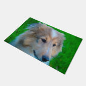 Paillasson Shetland Sheepdog. (Incliné)