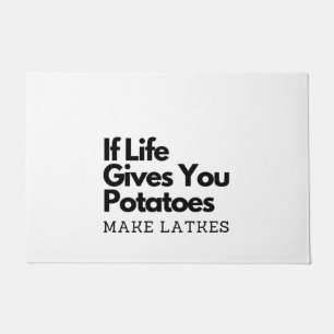 Paillasson Si la vie vous donne une pomme de terre faire un l