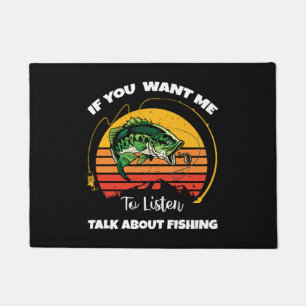 Paillasson Si vous voulez que je vous écoute parlez de pêche
