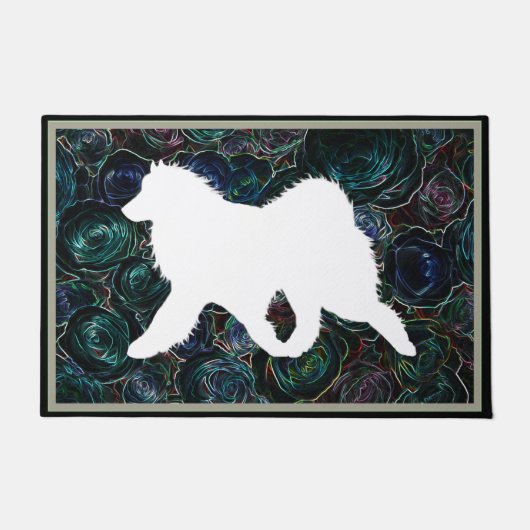 Paillasson Side Gait Samoyed 24" x 36" Exquis Porte Mat (Devant)
