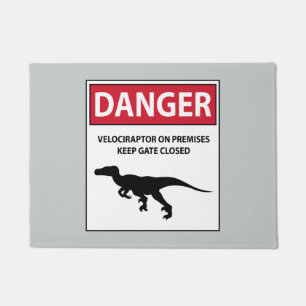 Paillasson Signal de danger (Raptors)