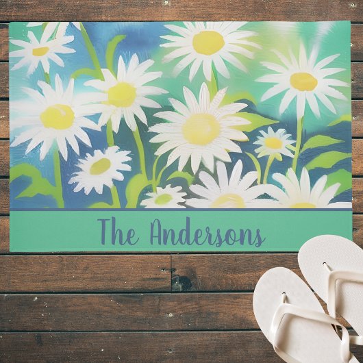 Paillasson Signature Watercolor Wild Daisies