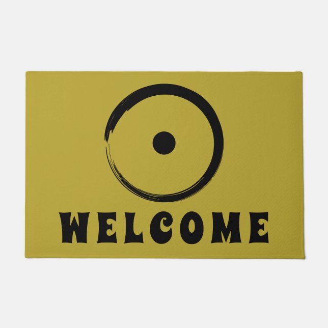 Paillasson Signe astrologique - Bouddhisme Zen Circle 1 (Devant)