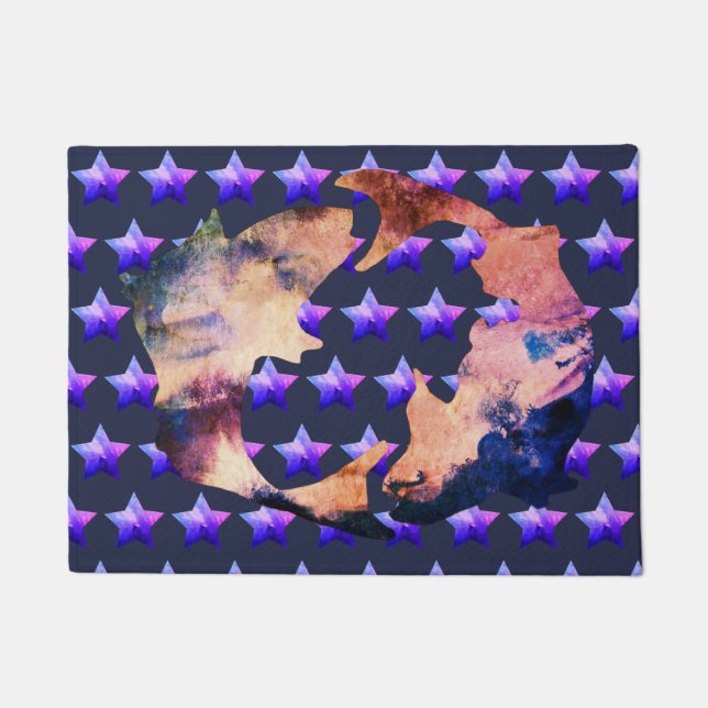 Paillasson SIGNE D'Astrologie Pisces (Devant)