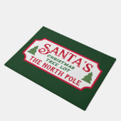 Paillasson SIGNE DE Lot D'Arbre De Noël père Noël (Incliné)
