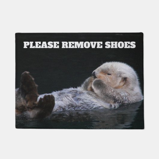 Paillasson S'il vous plaît enlever Chaussures Bain Louter de  (Devant)